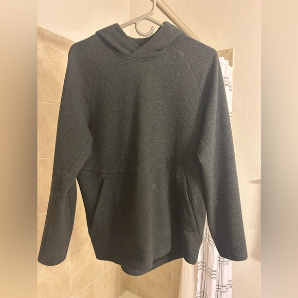 Lululemon at ease hoodie blk/heathered blk size small - Picture 5 of 6